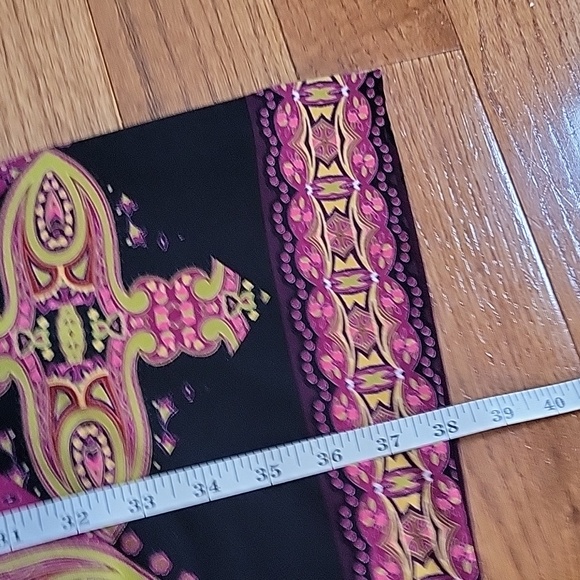 ETCETERA purple/ pink geometric midi dress sz 6 - Picture 8 of 8